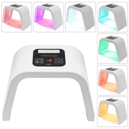 7 Colors PDT Photon Light Therapy Face Mask LED Light Therapy Beauty Machine Skin Care Lamp Therapy Light Facial Rejuvenation