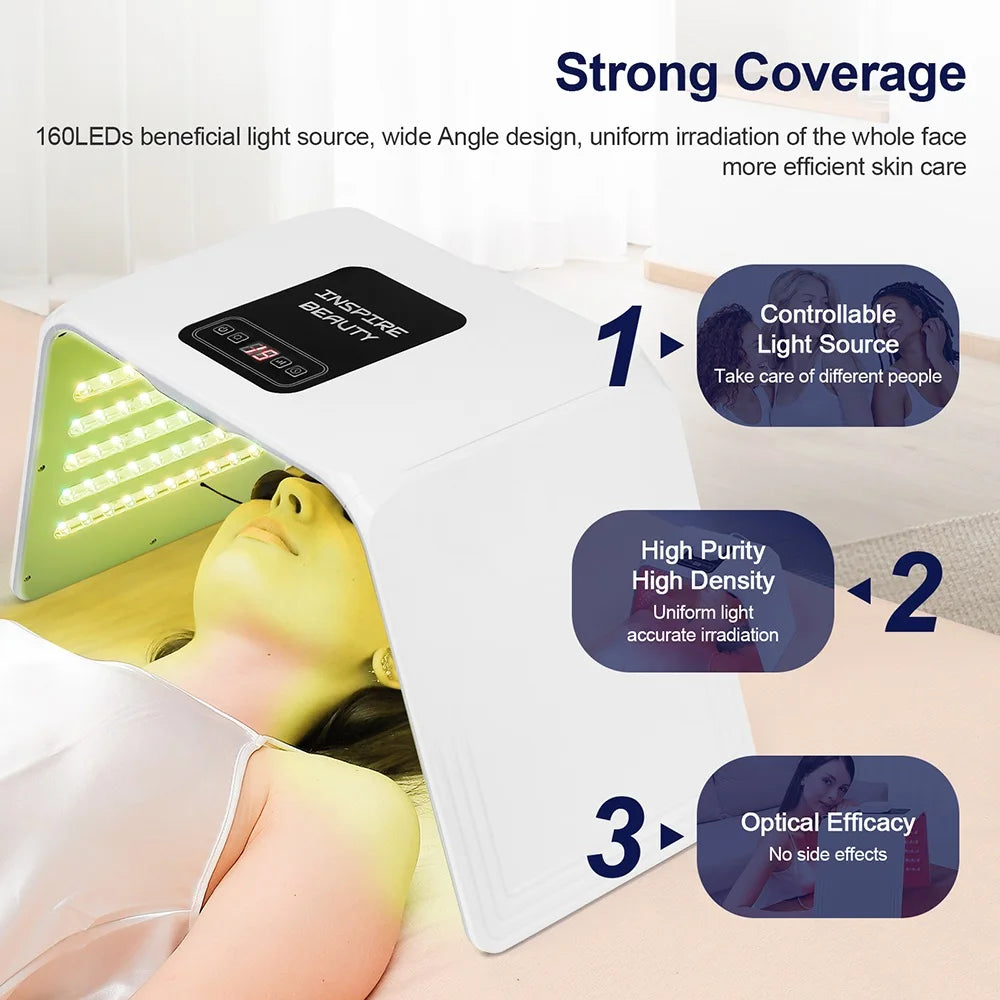 7 Colors LED Mask Face&Body Salon SPA Lamp Skin Moisturizing Rejuvenation anti Wrinkle Beauty Skin Care Equipment