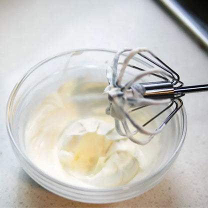 Semi-Automatic Egg Beater Steel Egg Whisk Manual Hand Mixer Self Turning Egg Stirrer Kitchen Accessories Egg Tools 304 Stainless