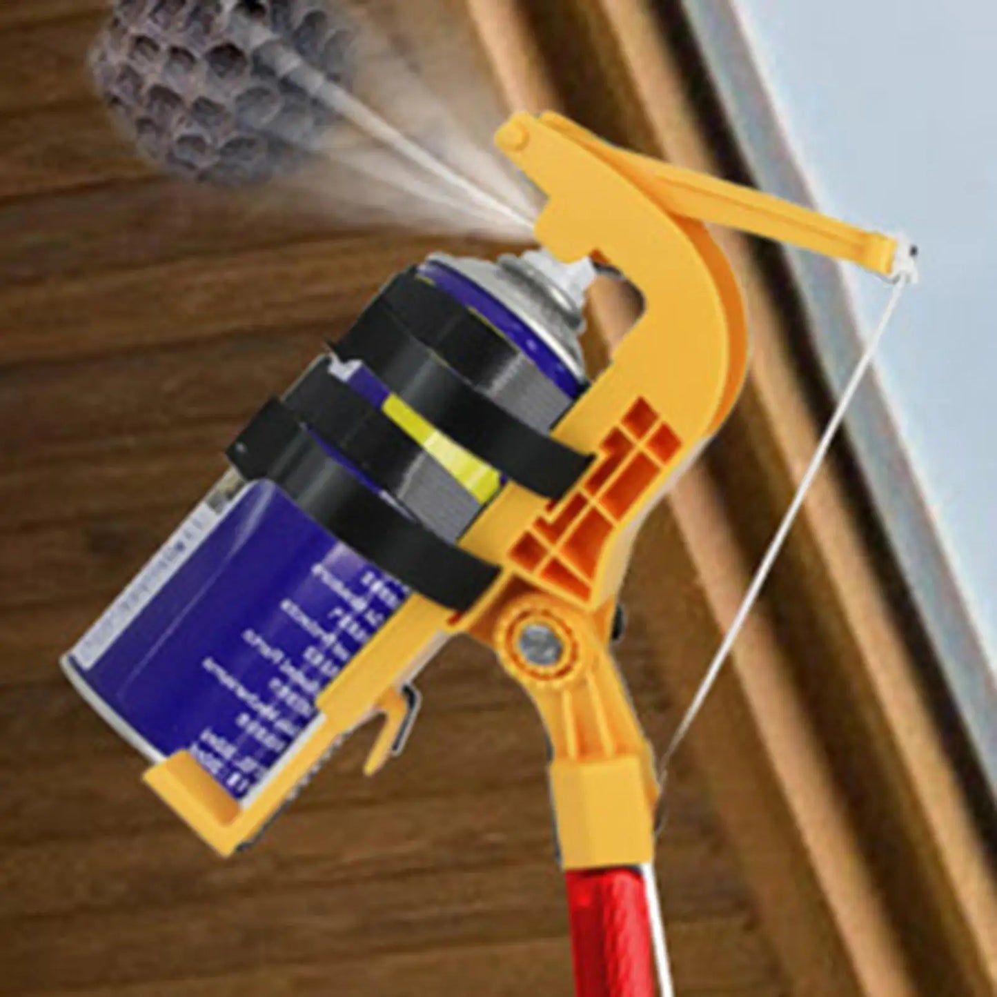 Spray Can Extender Sprayer Extension Pole Adaptor Bracket Adjustable Angle Spray Extender Wasp Nest Aerosol Can Extension Parts