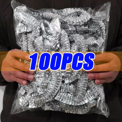 Aluminum Foil Film Food Cover Food Grade Disposable Food Covers Saran Wrap Fresh-Keeping Lid Fruit Vegetable Insulation Covers