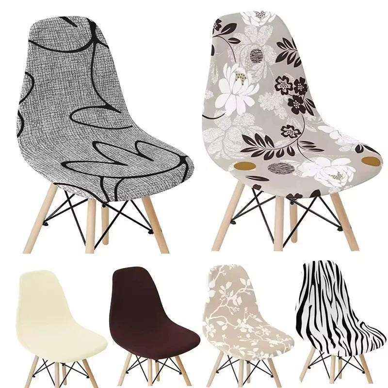 Stretch Shell Chair Covers For Dining And Event Chairs