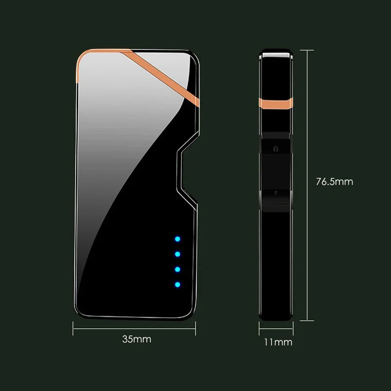 Windproof Type-C Portable Electronic lighter torch