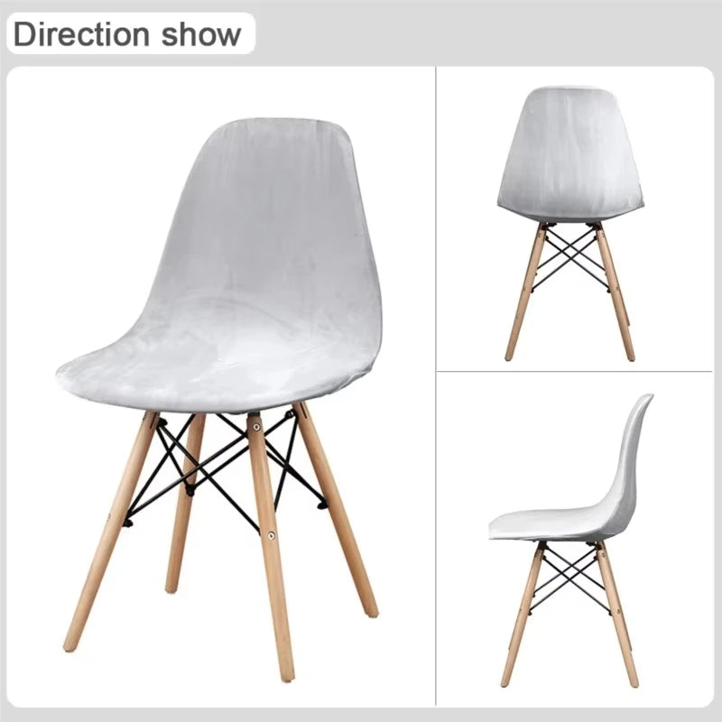 Stretch Shell Chair Covers For Dining And Event Chairs