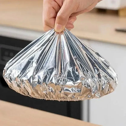 Aluminum Foil Film Food Cover Food Grade Disposable Food Covers Saran Wrap Fresh-Keeping Lid Fruit Vegetable Insulation Covers