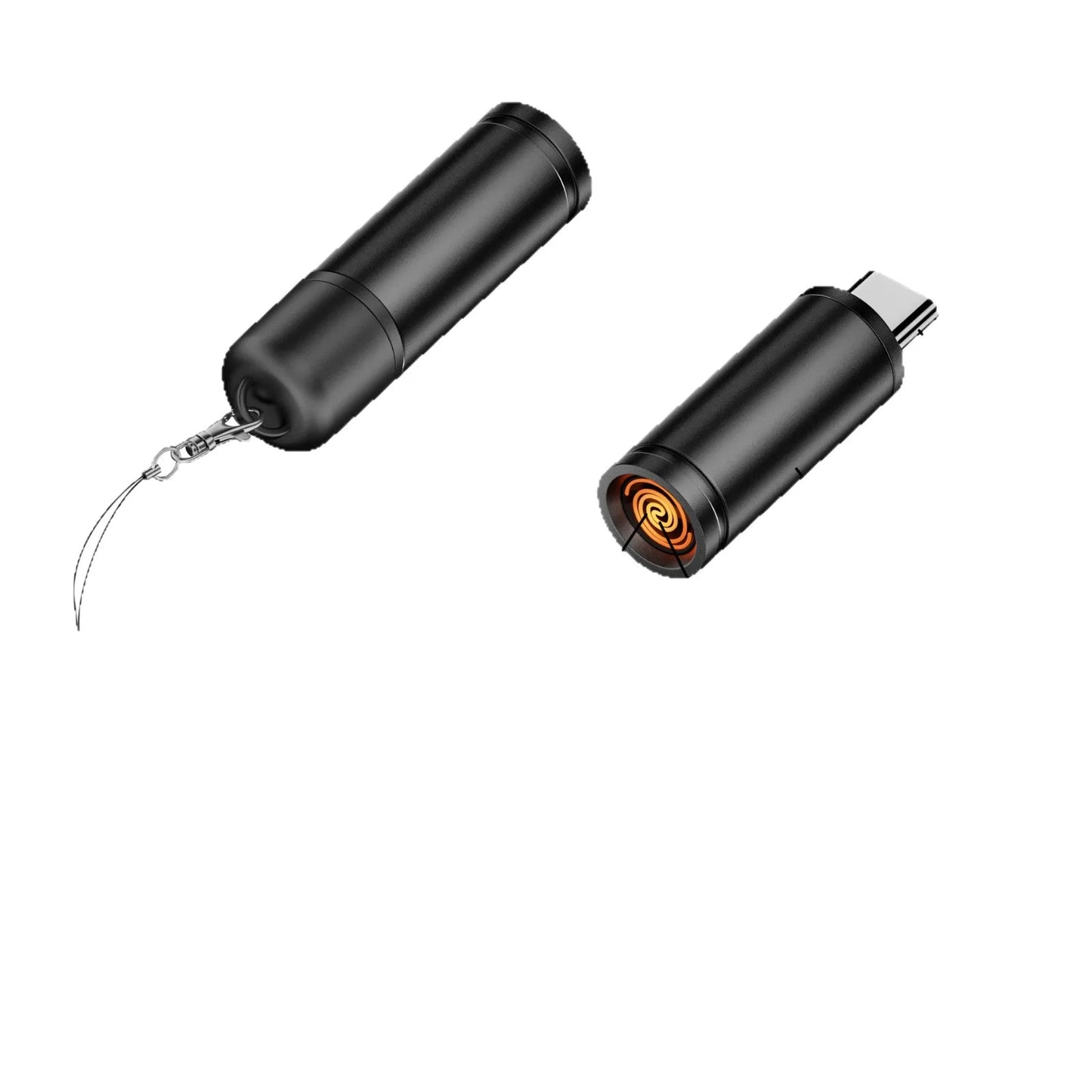 Mini Blowing Cigarette Lighter TYPE-C Plug Portable OTG Output Low Consumption Lighter Windproof USB-C
