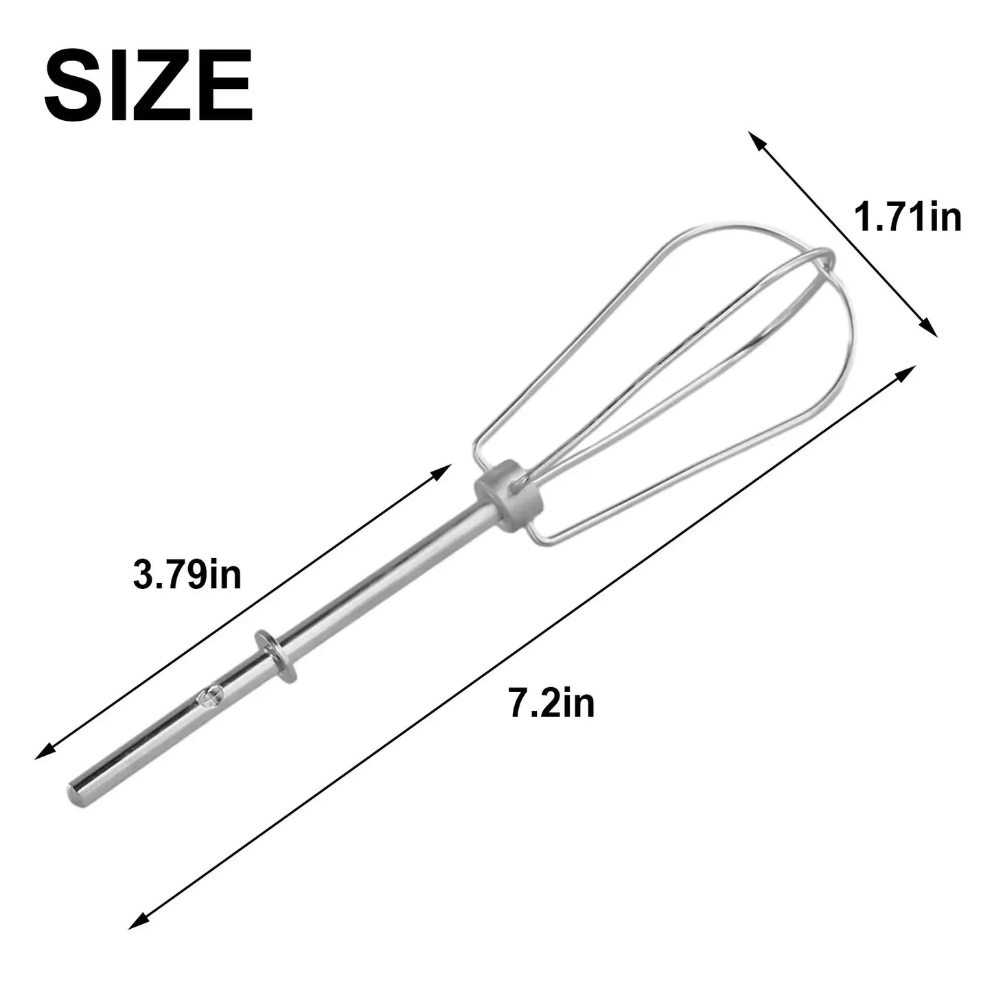 W10490648 Hand Mixer Turbo Beaters for Kitchenaid Replace KHM2B AP5644233 Kitchen Accessories Home Appliances Replacement Parts